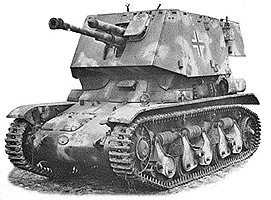 Модифицированный французский танк Panzerjager 35-R 731(f)